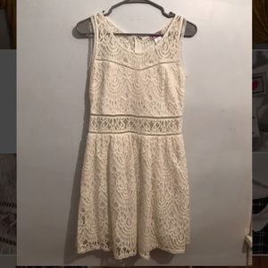 White Lace Dress, Size M